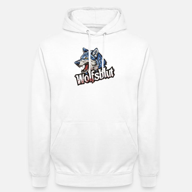 Wolfsblut Werwolf Logo - Unisex Hoodie - Weiß