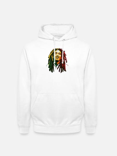 Rasta King - Unisex Hoodie - white