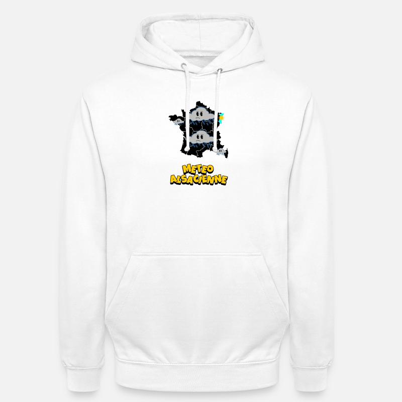Alsatian weather - Unisex Hoodie - white