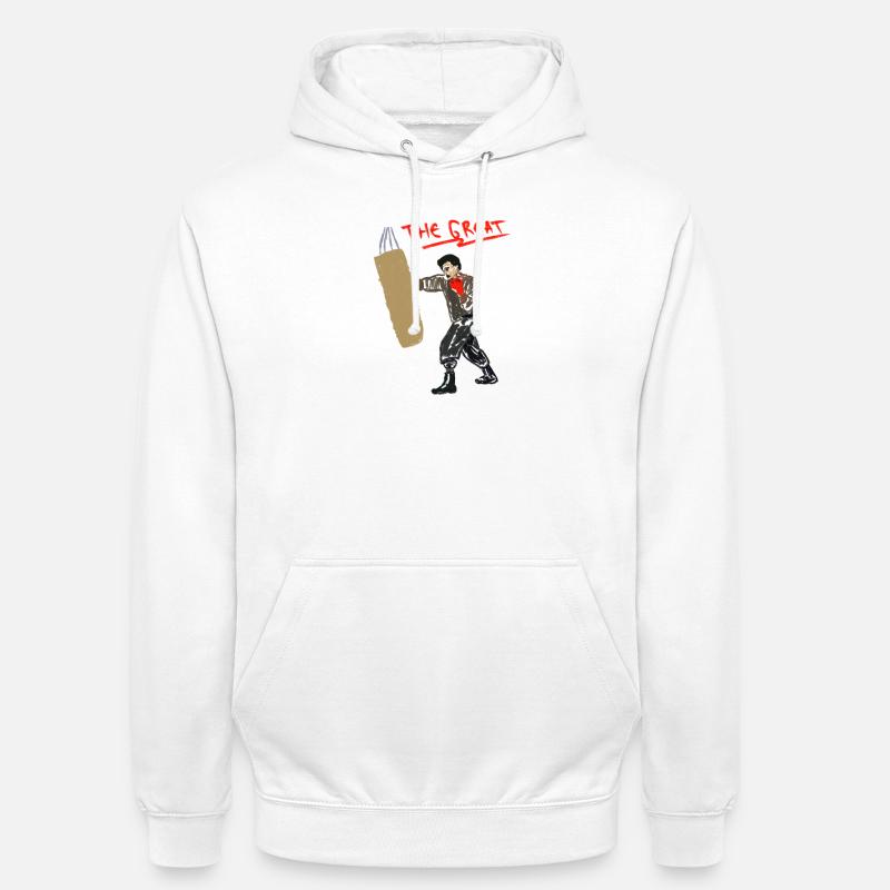 La grande boxe - Sweat-shirt à capuche unisexe - blanc