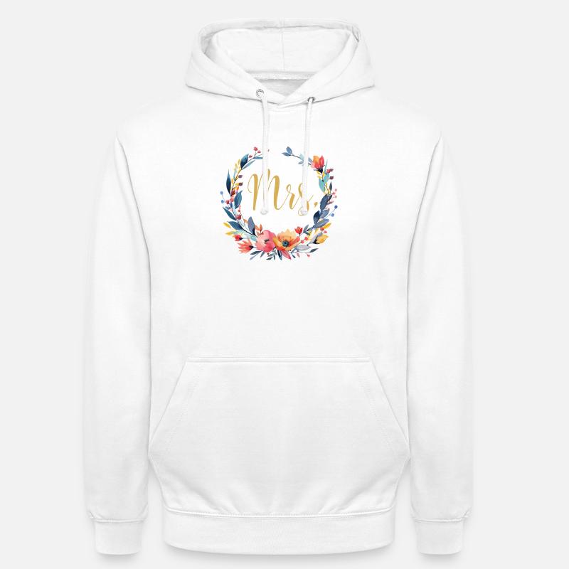 Mme Personnalisable - Sweat-shirt à capuche unisexe - blanc