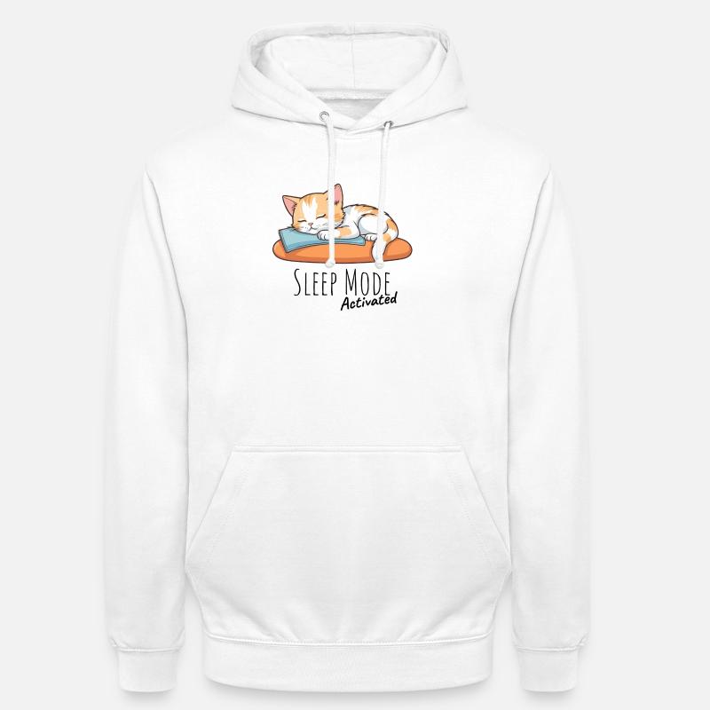 Mode veille activé - Sweat-shirt à capuche unisexe - blanc