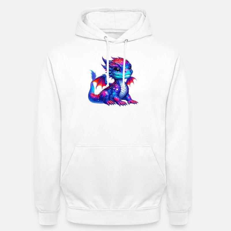 Drache - Unisex Hoodie - Weiß