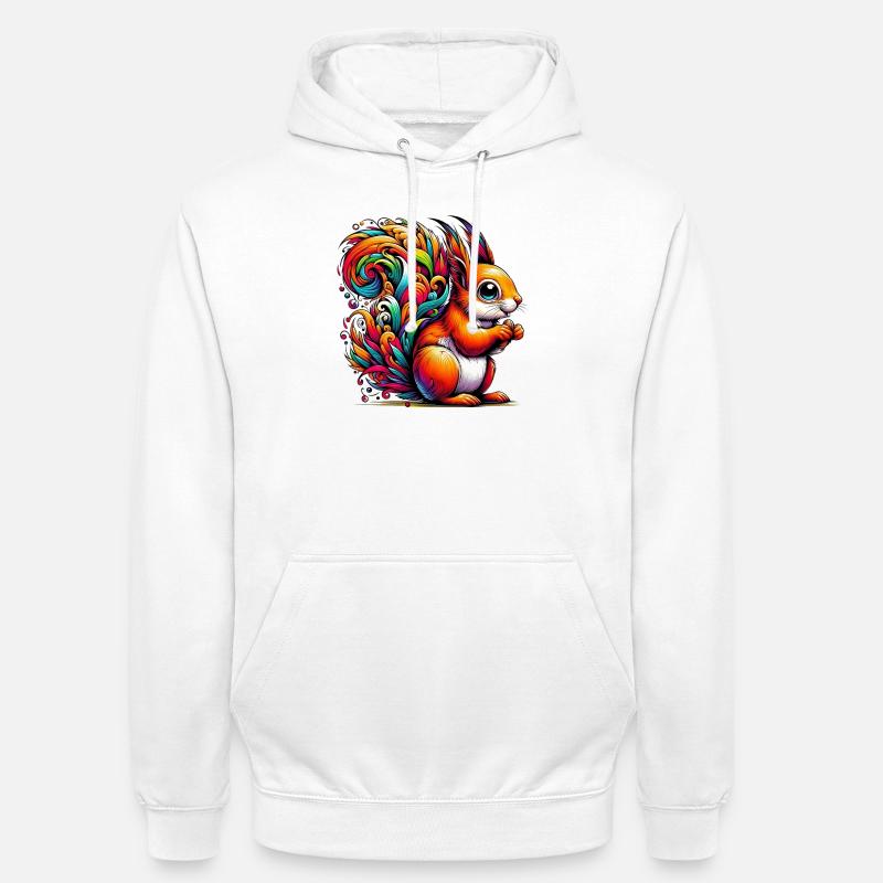 Eichhörnchen - Unisex Hoodie - Weiß