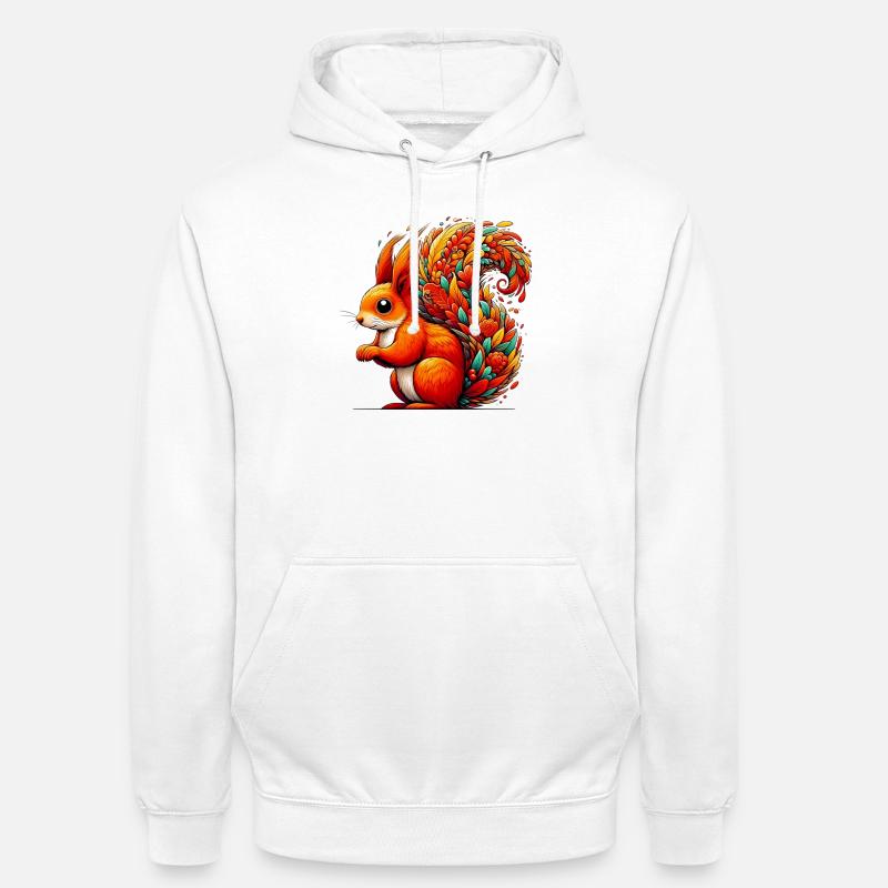 Eichhörnchen - Unisex Hoodie - Weiß