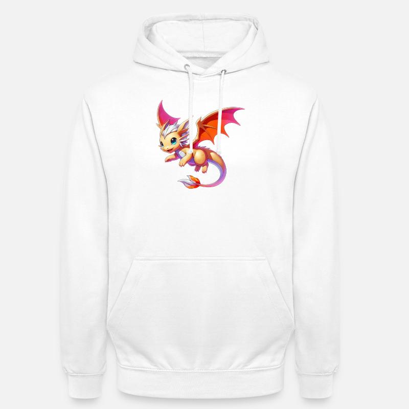Drache - Unisex Hoodie - Weiß