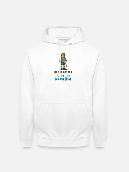 Bavarian Lion - Unisex Hoodie - white