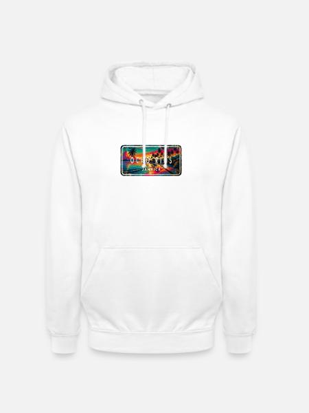 Ocho Rios Jamaica Sign - Unisex Hoodie - white