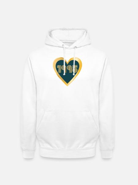 HEART YEAR 1995 - Unisex Hoodie - white