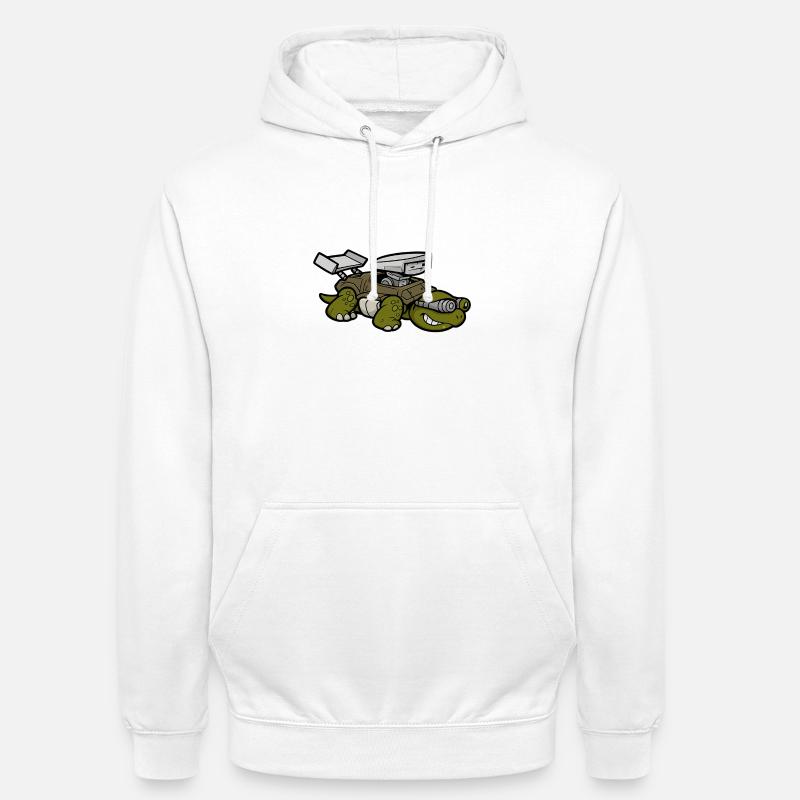 Turbo Schildkröte Hightech - Unisex Hoodie - Weiß