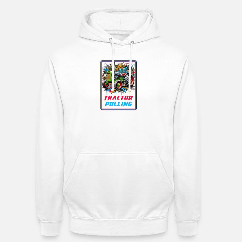 Tractor Pulling Power - Unisex Hoodie - white