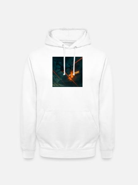 Futuristic Air Base Attack Image - Unisex Hoodie - white