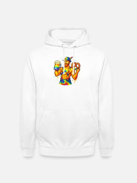 pride bavarian - Unisex Hoodie - Weiß
