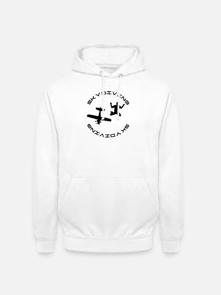 Skydiver - Unisex Hoodie - white