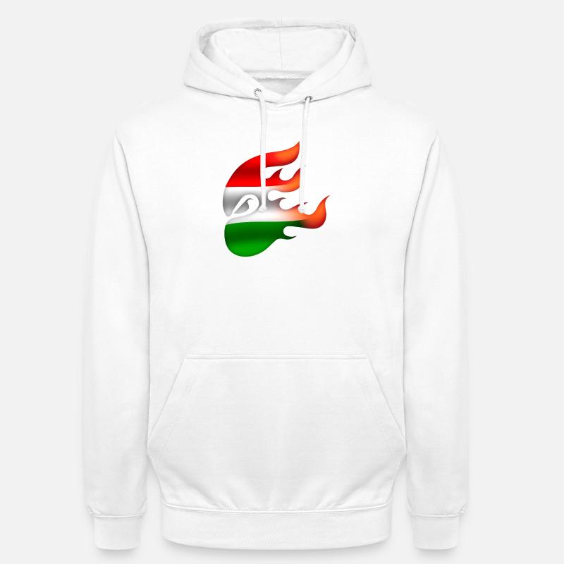 Drapeau de la Hongrie - Hongrie - Ninja - Sweat-shirt à capuche unisexe - blanc