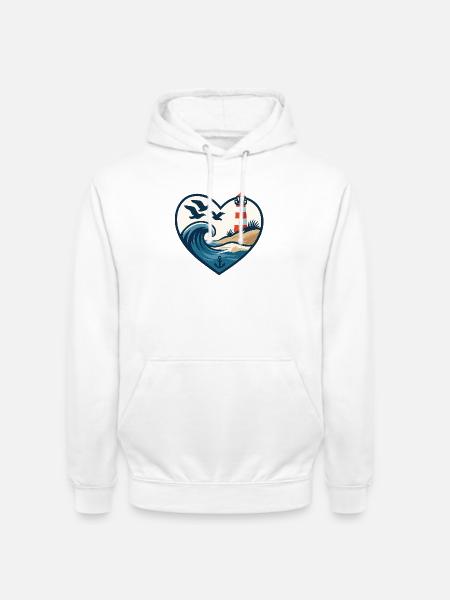 Love of the Baltic Sea - Unisex Hoodie - white