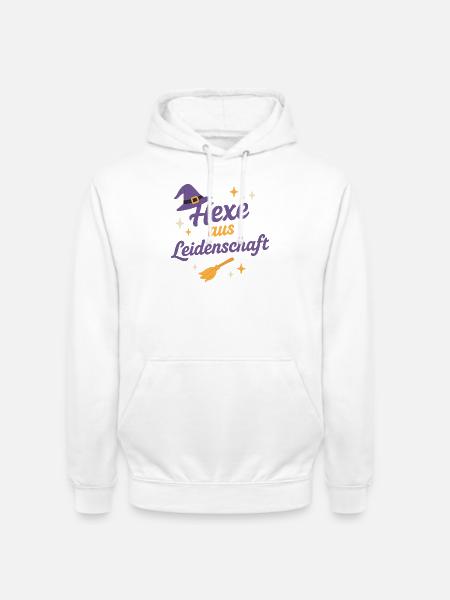 Hexe aus Leidenschaft - Unisex Hoodie - Weiß