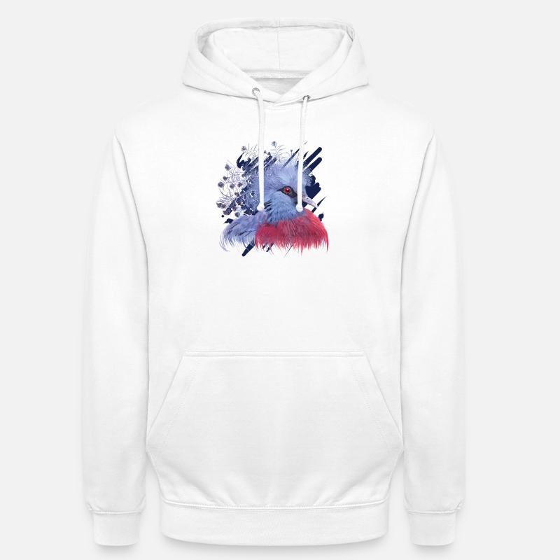 Krontaube - Unisex Hoodie - Weiß