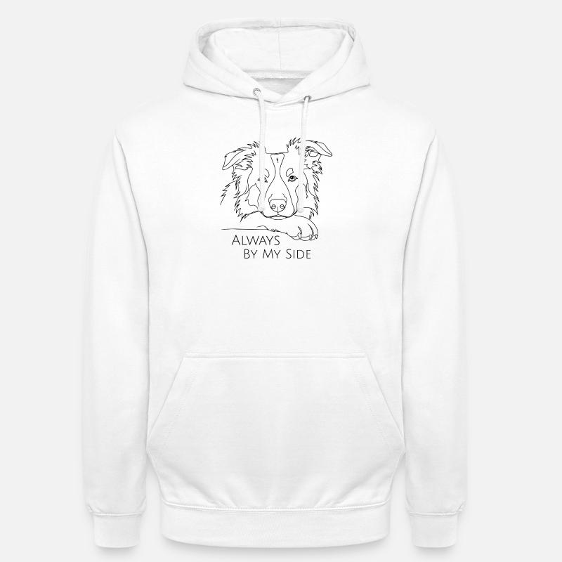 Australian Shepherd Always By My Side - Unisex Hoodie - Weiß
