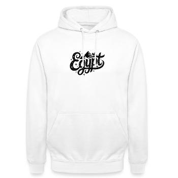 Ägypten - Souvenir-Design - Unisex Hoodie - Weiß - Vorne - AI Model Male 185 dark (185cm) & AI Model Female 172 dark (172cm)