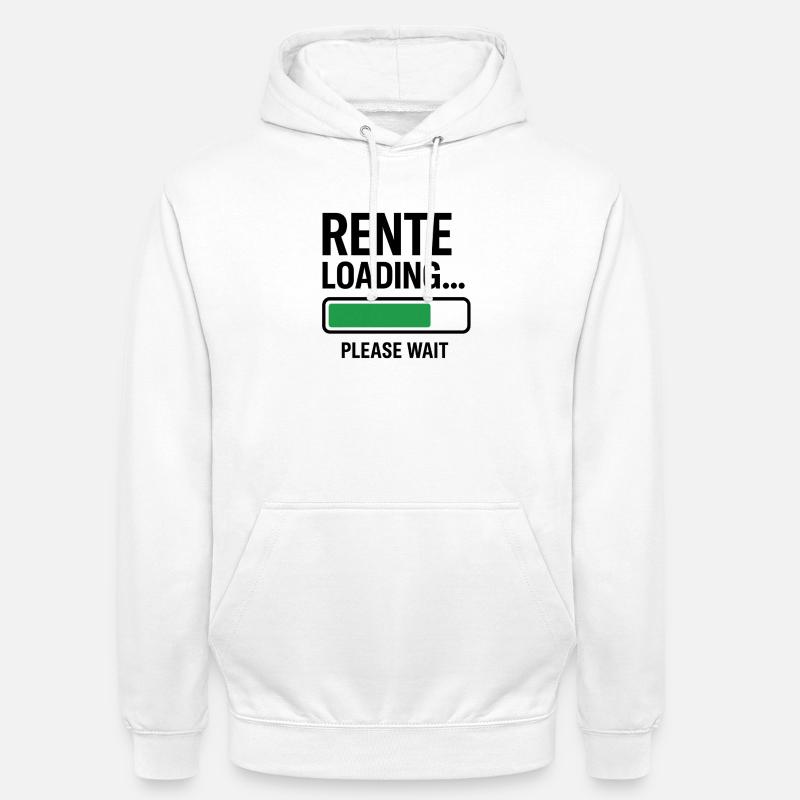 Rente Loading please wait - Unisex Hoodie - white