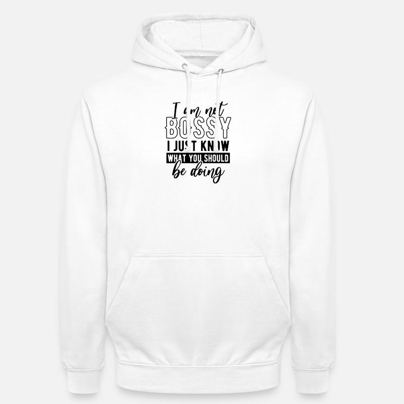 Conception de motifs géométriques abstraits - Sweat-shirt à capuche unisexe - blanc