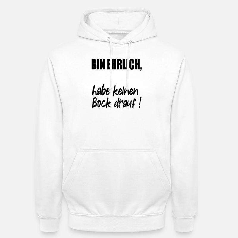 L’HONNÊTETÉ PAS DE DÉSIR - Sweat-shirt à capuche unisexe - blanc