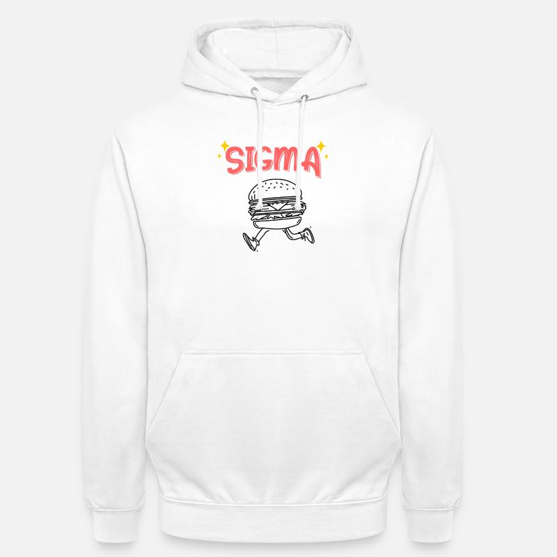 Sigma Burger Sprint - Sweat-shirt à capuche unisexe - blanc
