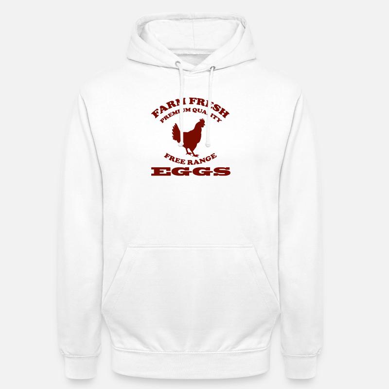 EGGS - Unisex Hoodie - Weiß
