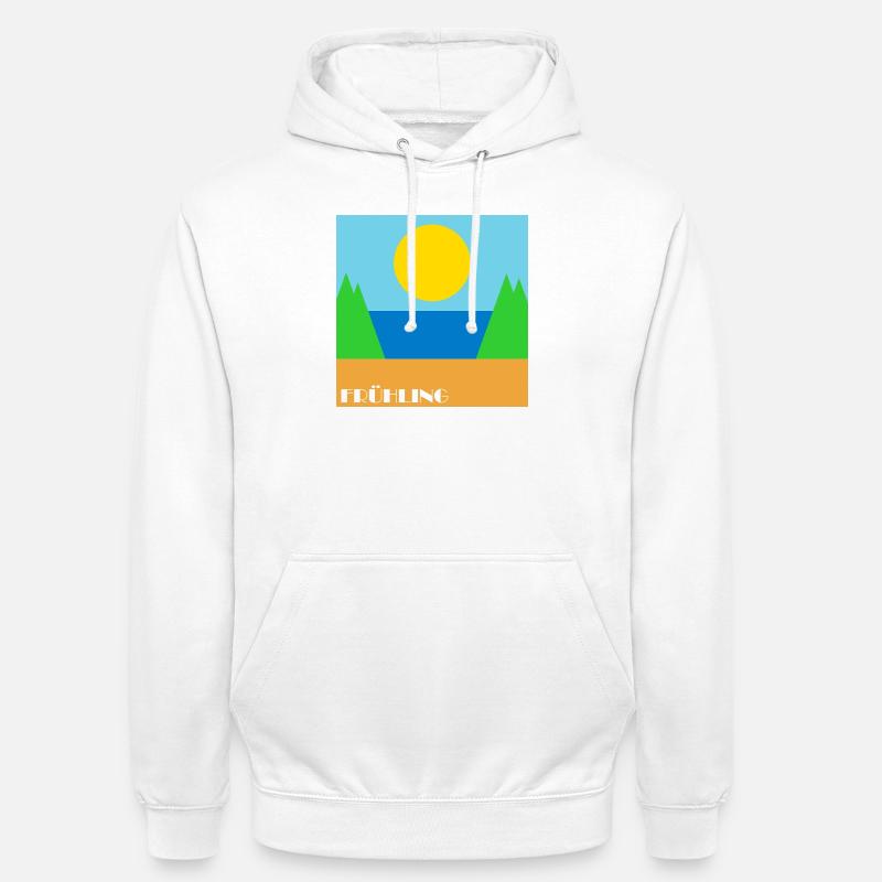 Spring - Unisex Hoodie - white