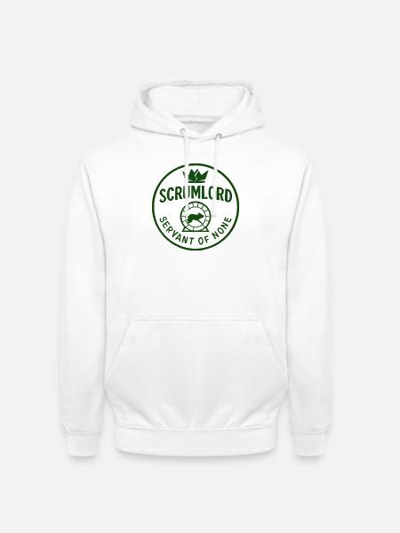 Scrumlord - Ruler without minions - Unisex Hoodie - white