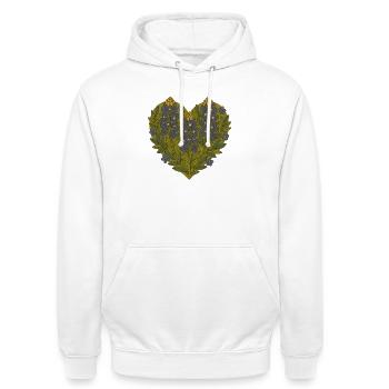 Von Herzen kommende Lupine Floral Texas Bluebonnets - Unisex Hoodie - Weiß - Vorne - AI Model Male 185 dark (185cm) & AI Model Female 172 dark (172cm)