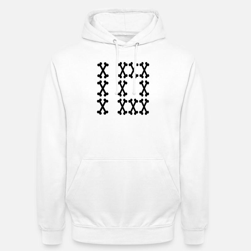 Numéro 10 Dix Os - Sweat-shirt à capuche unisexe - blanc