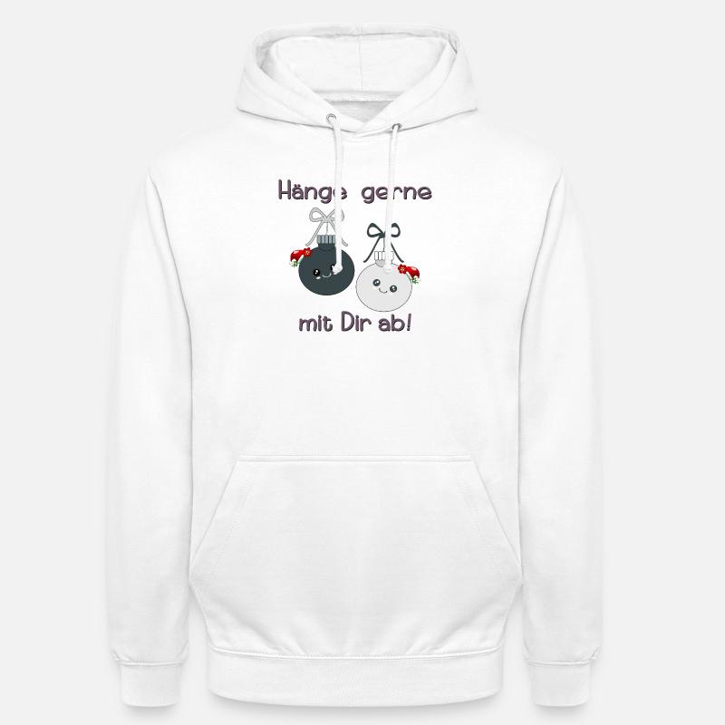 Babioles de Noël Amis de Noël - Sweat-shirt à capuche unisexe - blanc