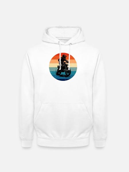 Great Motocross Gift for Motocross - Unisex Hoodie - white