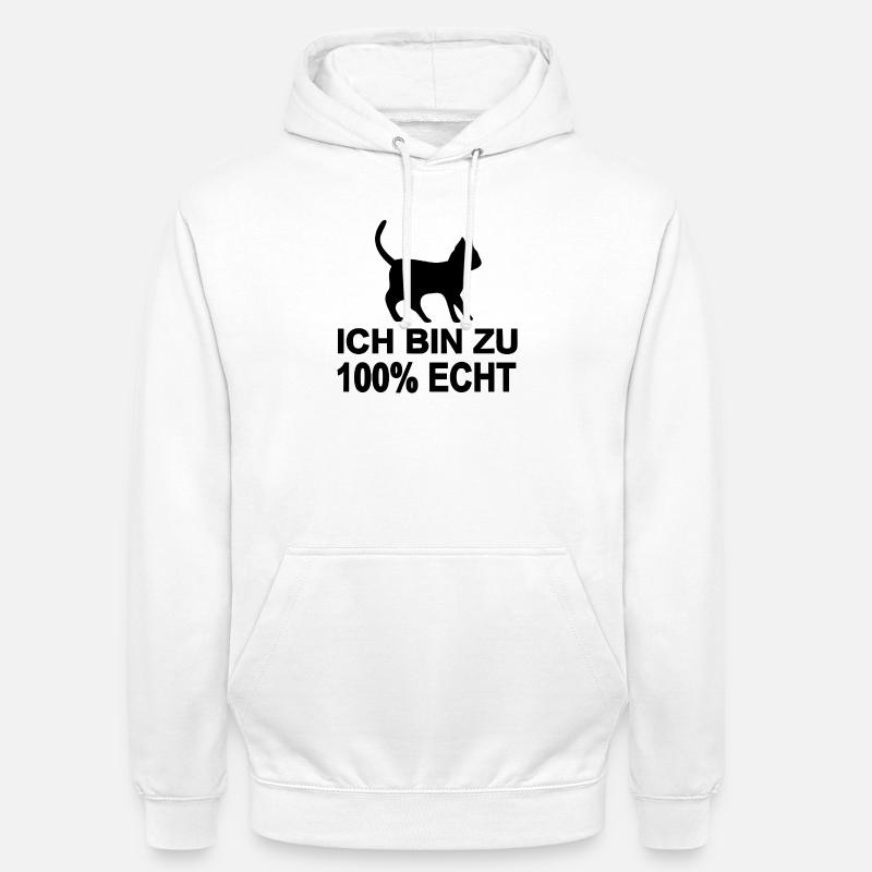 Cat - Unisex Hoodie - white