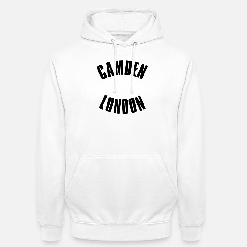 Logo de l’arc de Gamden Londres - Sweat-shirt à capuche unisexe - blanc
