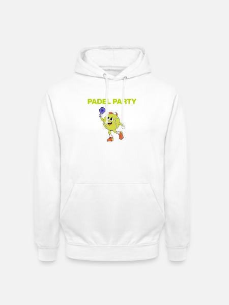 Padel party, ball dances! Smash it - Unisex Hoodie - white