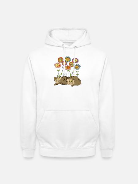 Cats - Unisex Hoodie - white