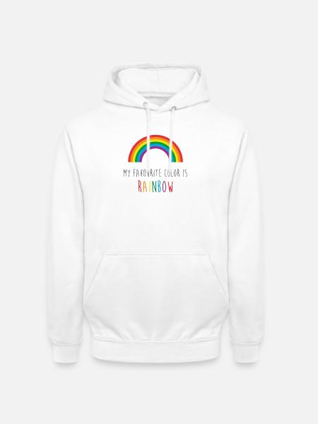 My Favorite Rainbow - Unisex Hoodie - white