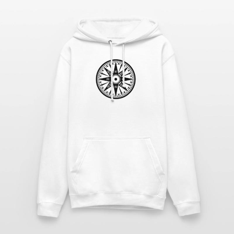Compass – Wind Rose, Ship's Compass Unisex Hoodie