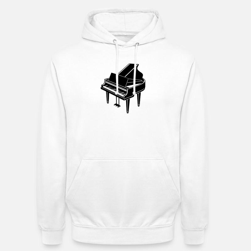 Plan - Sweat-shirt à capuche unisexe - blanc