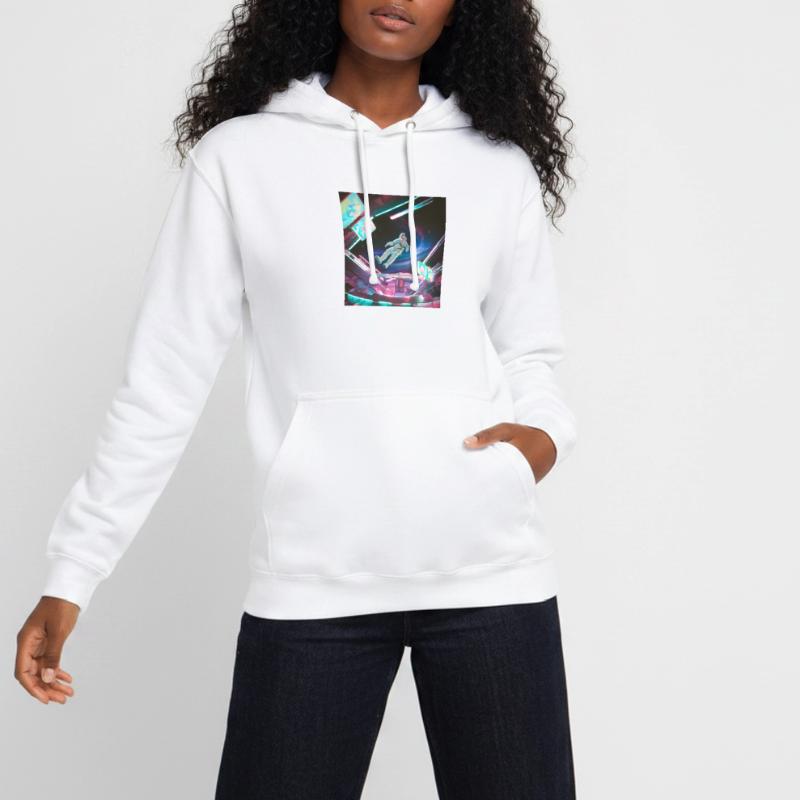 Combinaison spatiale arcadienne spatiale - Néon Sweat-shirt à capuche unisexe