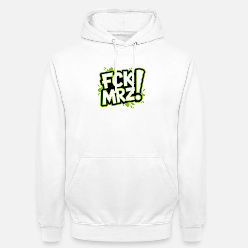 FCK MAR - Anti CDU Meme - Sweat-shirt à capuche unisexe - blanc