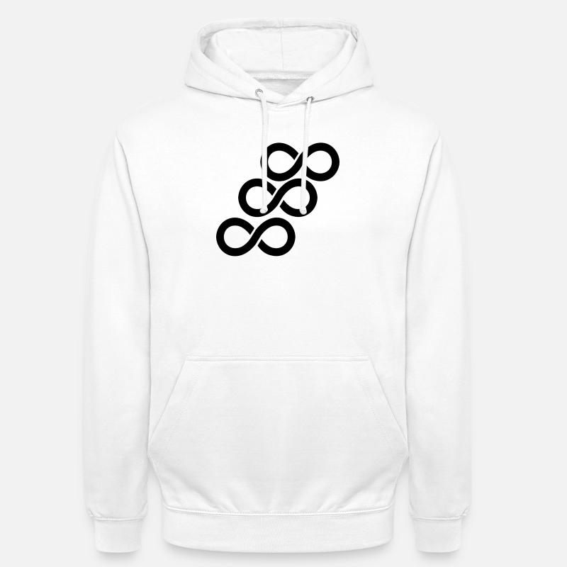 Infinity  - Sweat-shirt à capuche unisexe - blanc