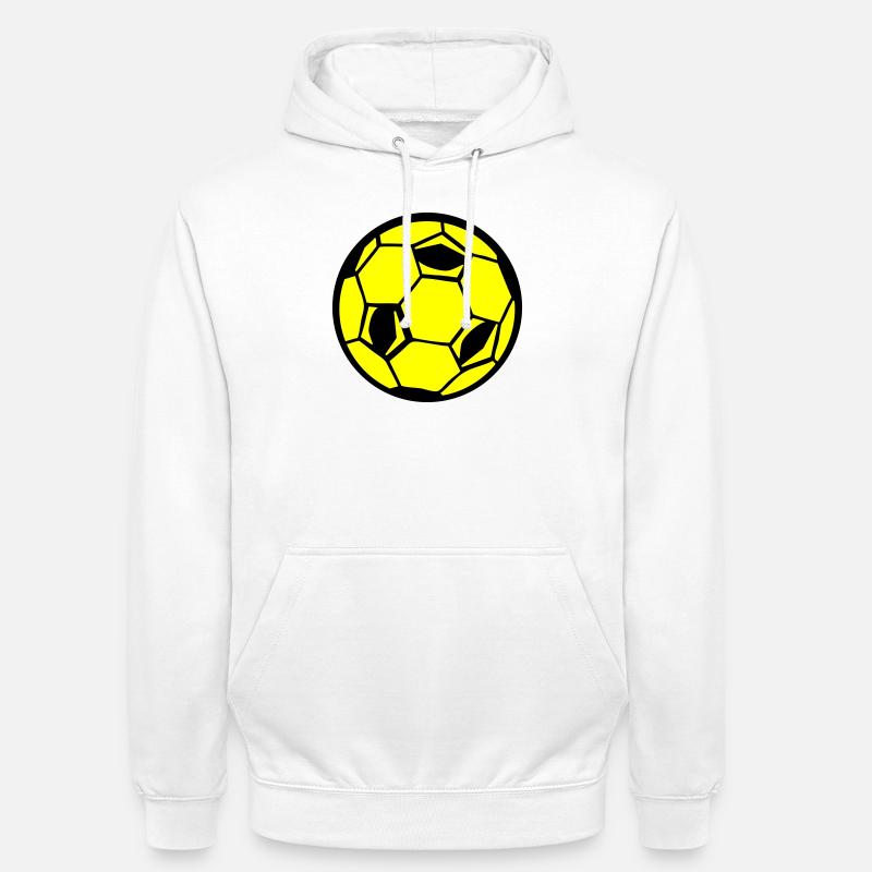 Fotball - Unisex-hettegenser - hvit