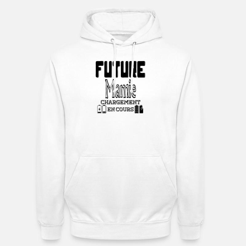 Future Granny Loading In Progress - Unisex Hoodie - white