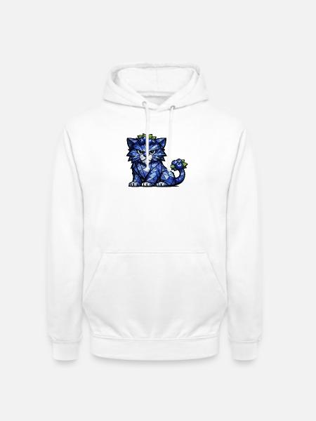 Blueberry Panther Cubism version - Unisex Hoodie - white