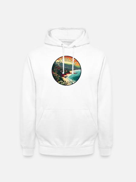 Explore Tropical Paradise Sayulita Mexico - Unisex Hoodie - white