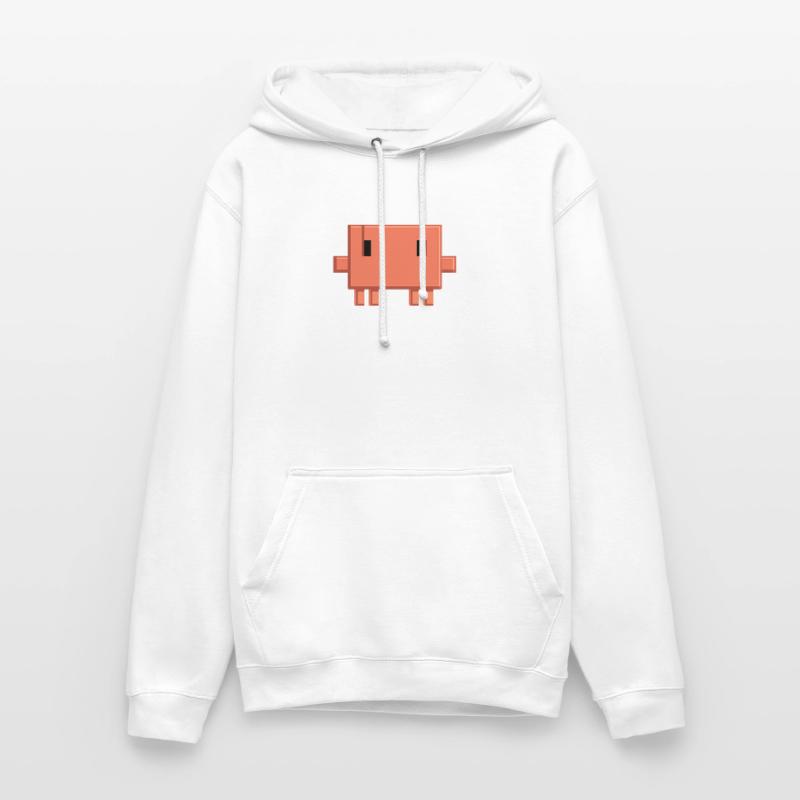 Claude Code Pixel AI Mascot Dev Sticker Unisex Hoodie